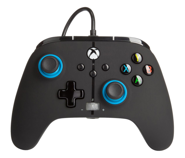 PowerA XS Pad przewodowy Enhanced Blue Hint - 635890 - zdjęcie